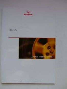 Honda HR-V Joy Machine Prospekt Englisch August 1999 NEU