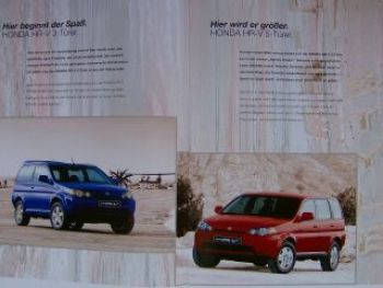 Honda HR-V Prospekt April 2000