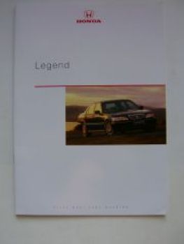 Honda Legend Prospekt England Rechtslenker November 1998