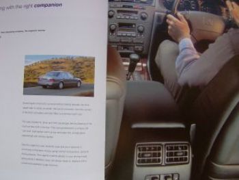 Honda Legend Prospekt England Rechtslenker November 1998