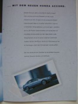 Honda Rendezvous Prospekt Januar 1999 +Auto Bild 50 Jahre