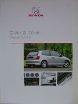 Honda Civic 3-Türer Original Zubehör Prospekt NEU