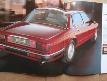 Jaguar XJ6 +Sovereign +Daimler (XJ40) Deutscher Prospekt +Datenblatt Rarität