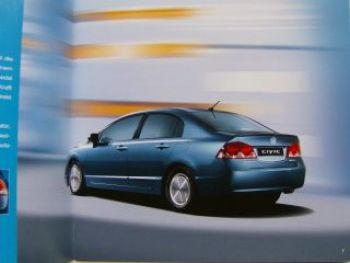 Honda Civic Hybrid Prospekt September 2005 NEU