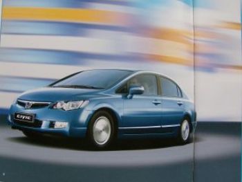 Honda Civic Hybrid Prospekt September 2005 NEU