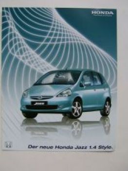 Honda Jazz 1.4 Style Prospektblatt September 2007