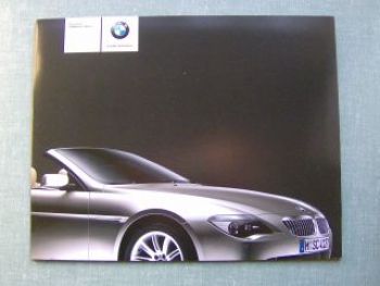 BMW 6er Cabrio E64 Prospekt 2003 Vorstellung