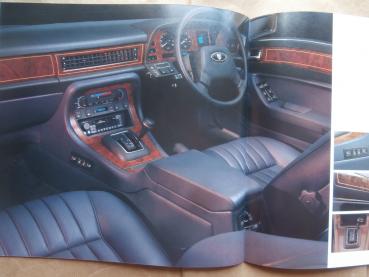Jaguar XJ6 +Sovereign +Daimler (XJ40) Deutscher Prospekt +Datenblatt Rarität
