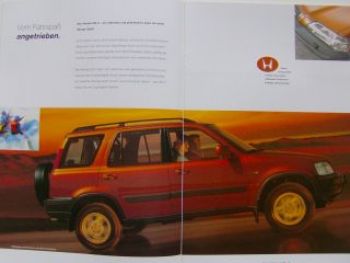 Honda CR-V Prospekt Oktober 1998 NEU