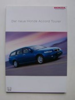 Honda Accord Tourer Prospekt April 2003 NEU