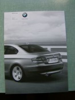 BMW Preisliste 3er Coupe E92 320i-335i+320d-335d+xDrive 2007