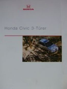Honda Civic 3-Türer Prospekt April 1999