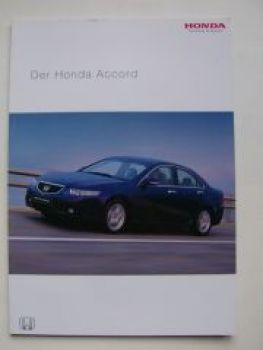 Honda Accord Limousine Prospekt Dezember 2002 NEU