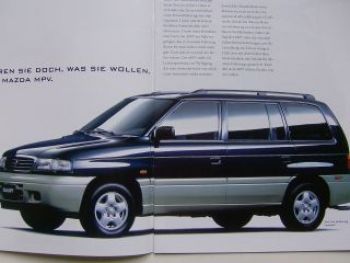 Mazda MPV Prospekt Juni 1996 NEU