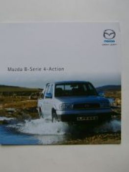 Mazda B-Serie 4-Action Prospekt Februar 2002 NEU