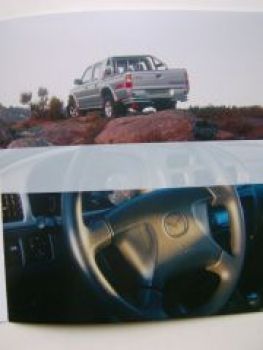 Mazda B-Serie 4-Action Prospekt Februar 2002 NEU