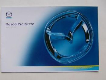 Mazda Preisliste Alle Modelle Januar 2007