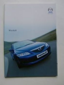 Mazda 6 Prospekt Juni 2002 NEU