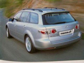 Mazda 6 Prospekt Juni 2002 NEU