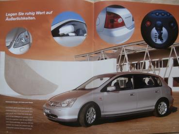Honda Civic 5-Türer Katalog Februar 2001