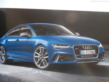Audi RS7 Typ 4G Prospekt Buch September 2016 NEU