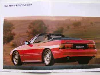 Mazda RX-7 Prospekt Januar 1991