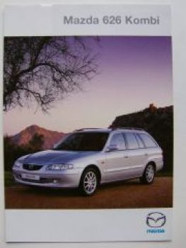 Mazda 626 Kombi Prospekt Februar 2000 NEU