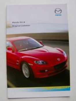 Mazda RX-8 Original Zubehör Prospekt Dezember 2006 NEU