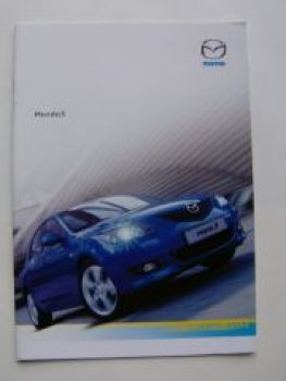 Mazda 3 Prospekt Oktober 2003 BK