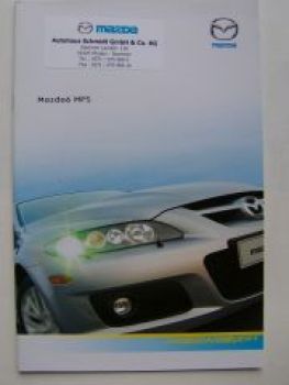 Mazda 6 MPS Prospekt November 2005 NEU