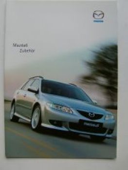 Printausgabe Mazda 6 Zubehör Katalog im August 2003