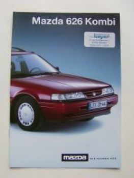 Mazda 626 Kombi Prospekt Januar 1997 NEU