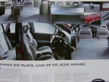 Mazda 626 Kombi Prospekt Januar 1997 NEU