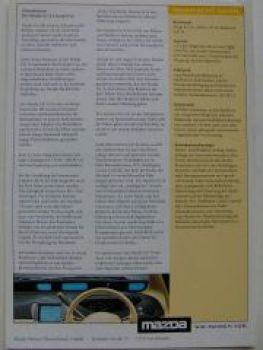 Mazda CU-X Prospektblatt NEU