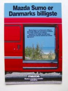 Mazda E2200 Prospekt Dänemark NEU