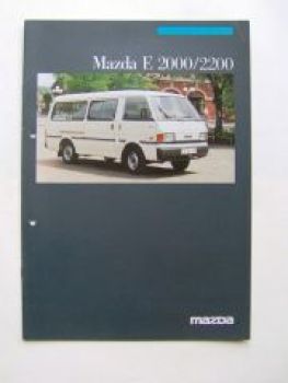 Mazda E 2000/2200 Prospekt Januar 1986