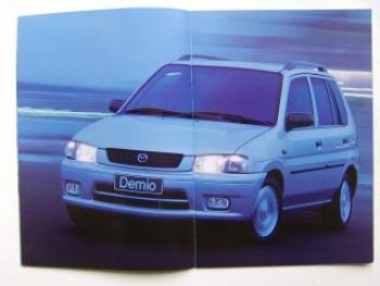 Mazda Demio Prospekt August 1998 NEU