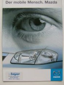 Mazda Programm Prospekt alle Modelle November 1998