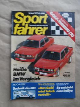 Sportfahrer 6/1979 BMW M1 Procar Serie,Saab 99 Turbo, BMW 320 E21 Krankenberg,E21 Müller