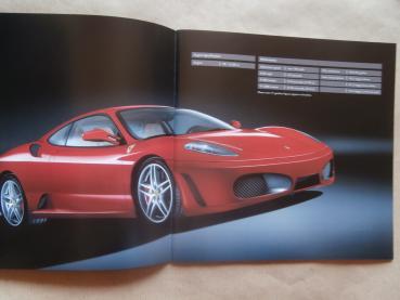 Ferrari Range Information 2006 F430 +Spider,612 Scaglietti,Superamerica Englischer Katalog Linkslenker