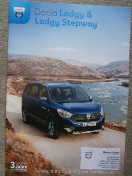 Dacia Lodgy & Stepway Prospekt April 2019