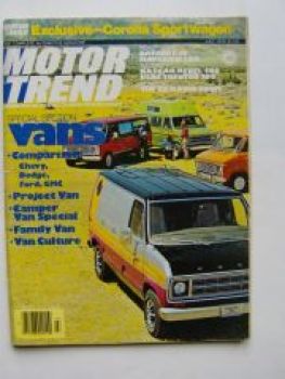 Motor Trend USA 7/1976 Datsun F10, Corolla Sportwagon