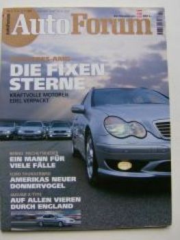 Auto Forum 2/2001 Mercedes Benz AMG,BMW 316ti E46 Compact