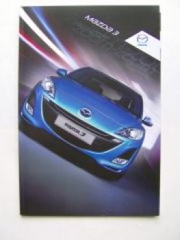 Mazda 3 Prospekt Juli 2009 NEU