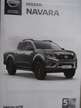 Nissan Navara +Acenta +N-Guard King Cab Double Cab Preisliste 14.Januar 2019
