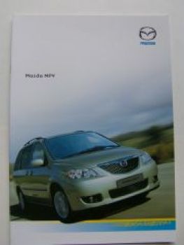 Mazda MPV Prospekt Januar 2004 NEU