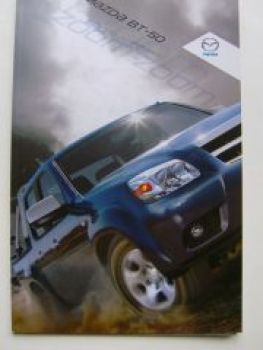 Mazda BT-50 Pick-Up Prospekt Dezember 2008 NEU
