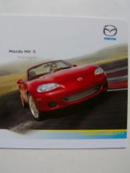 Mazda MX-5 Unplugged Prospekt Dezember 2003 NEU NB