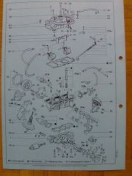 Pierburg Vergaser Kennblatt BMW 316 E21 518 E28 ab März 1982