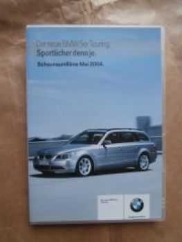 BMW 5er Touring E61 Schauraumfilme Mai 2004 3er Reihe 6er Reihe 7er Reihe X Reihe +Z4 +M